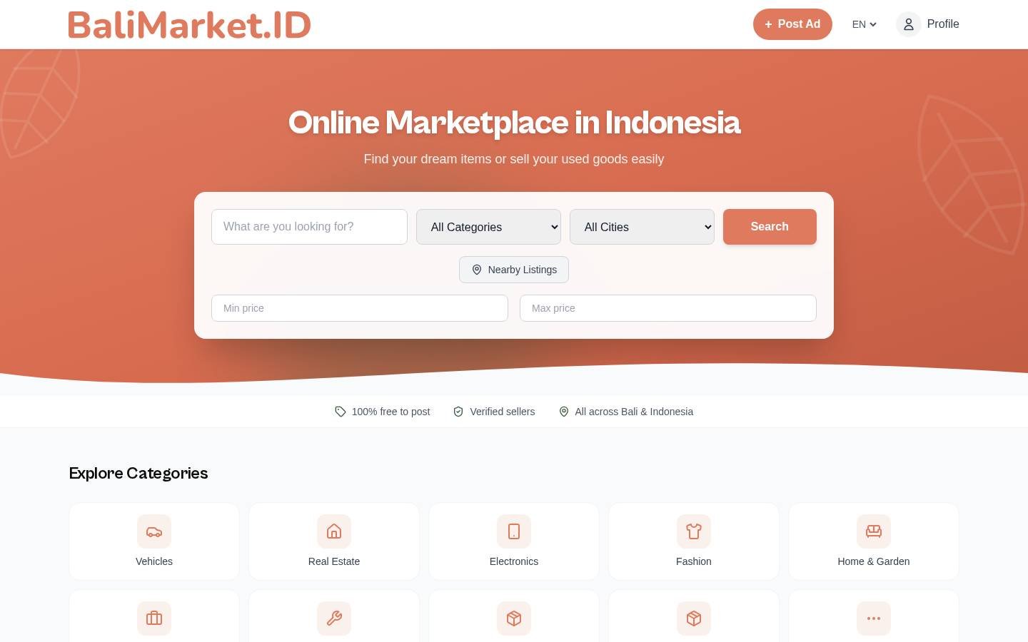 Bali Market — Marketplace
